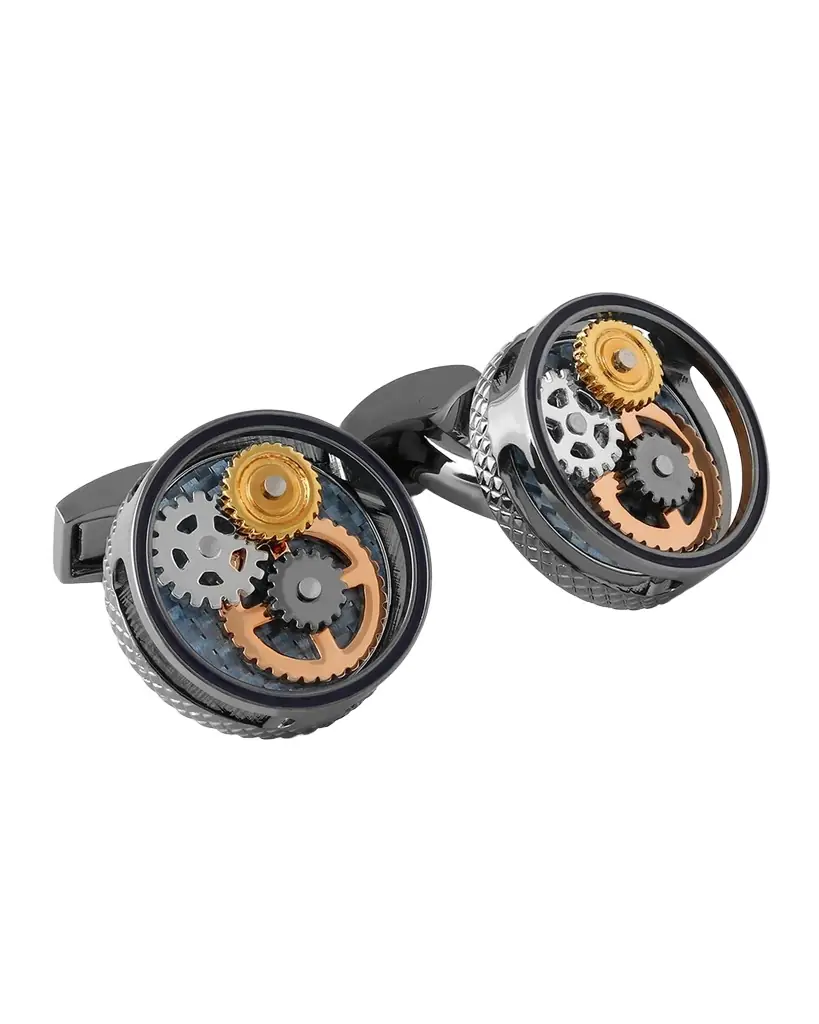 Tateossian Multicolor Gear Cuff Links
