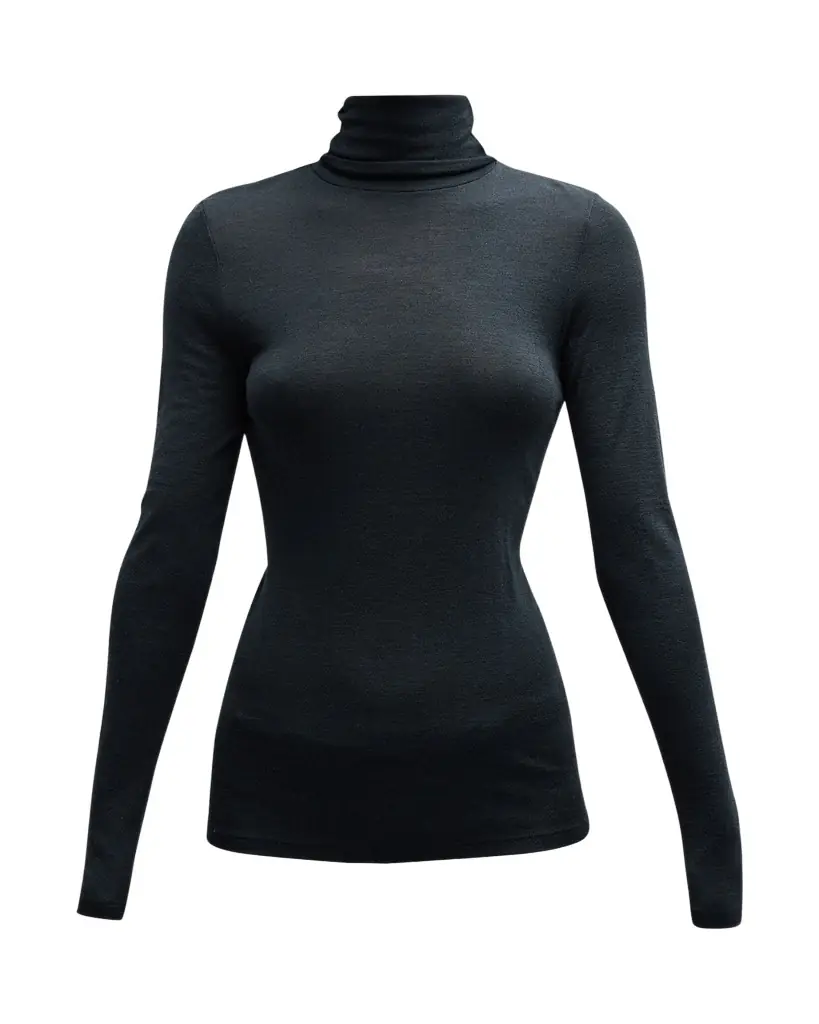 Hanro Woolen Silk Turtleneck Top