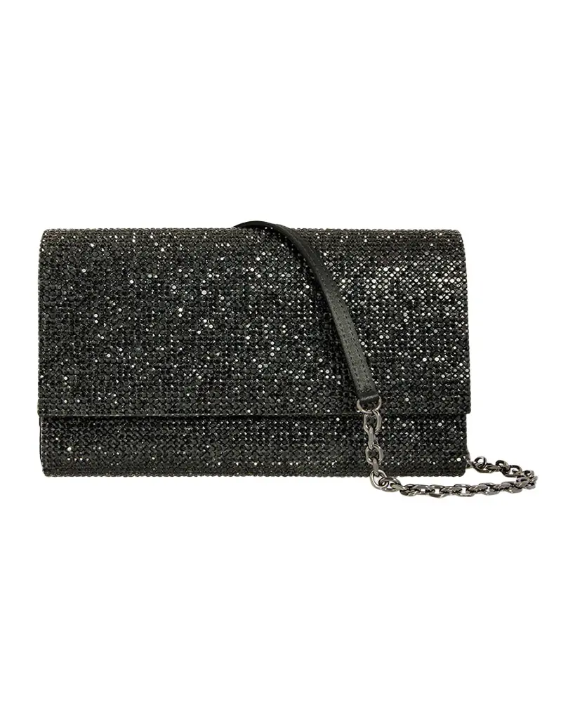 Judith Leiber Couture Fizzoni Full-Beaded Clutch Bag