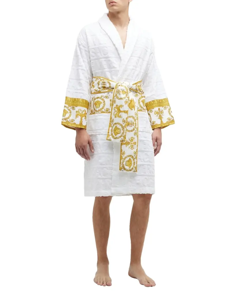 Versace Unisex Barocco Sleeve Robe