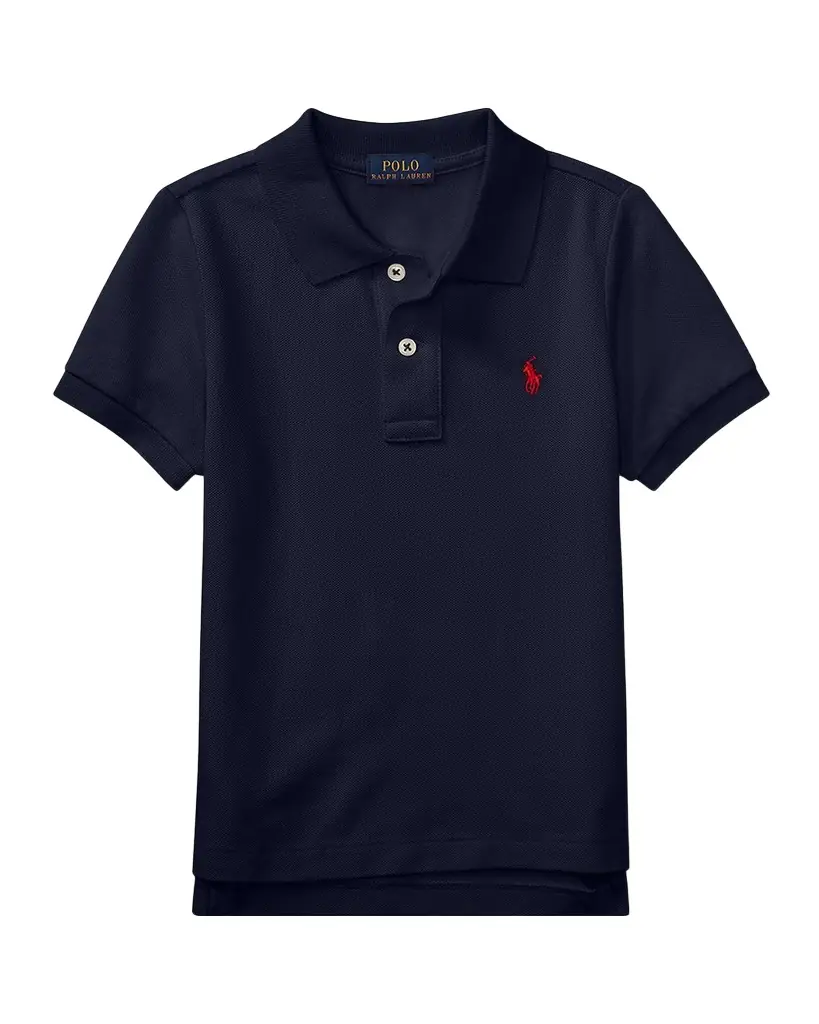 Polo Ralph Lauren Boy 's Short-Sleeve Logo Embroidery Polo Shirt, Size -7