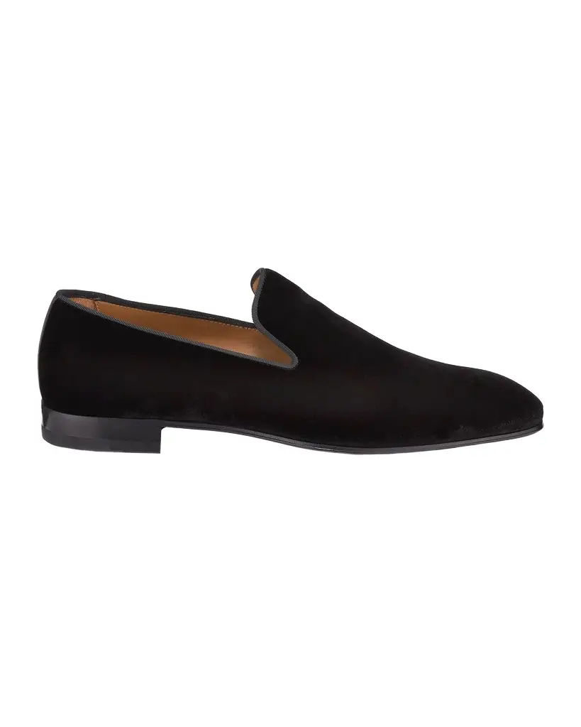 Christian Louboutin Men 's Dandelion Velvet Loafers