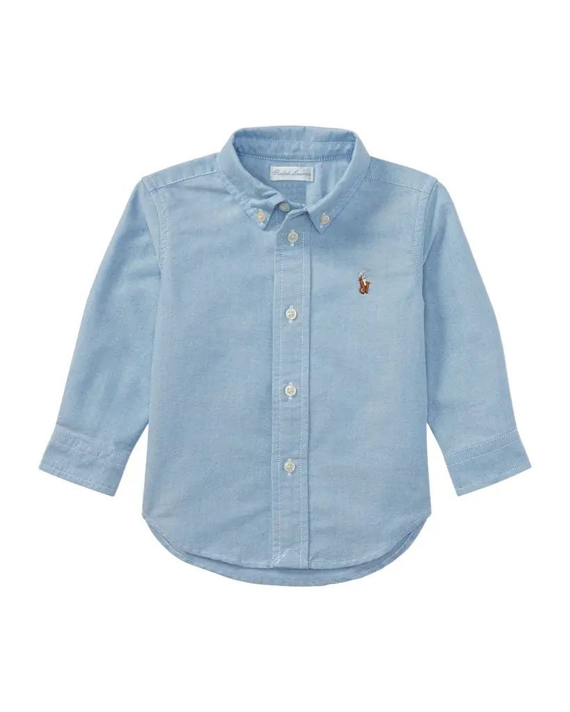 Polo Ralph Lauren Boy 's Oxford Shirt, Size 3M-24M