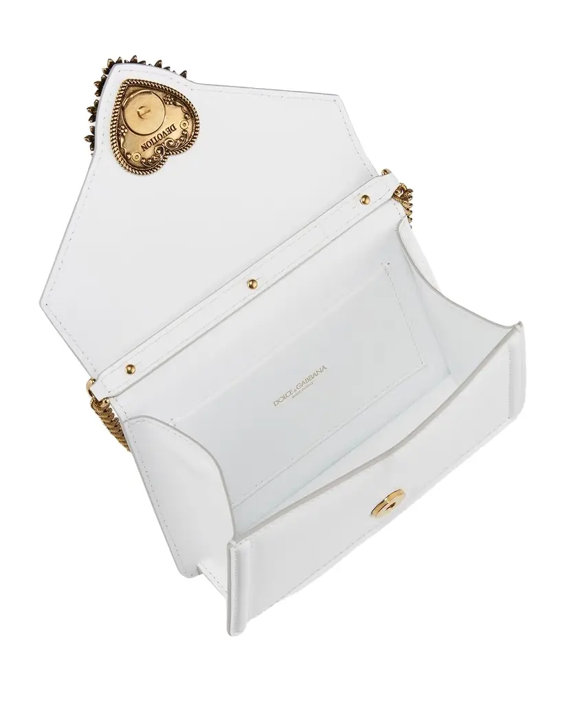 Dolce & Gabbana Devotion Mini Leather Top-Handle Bag