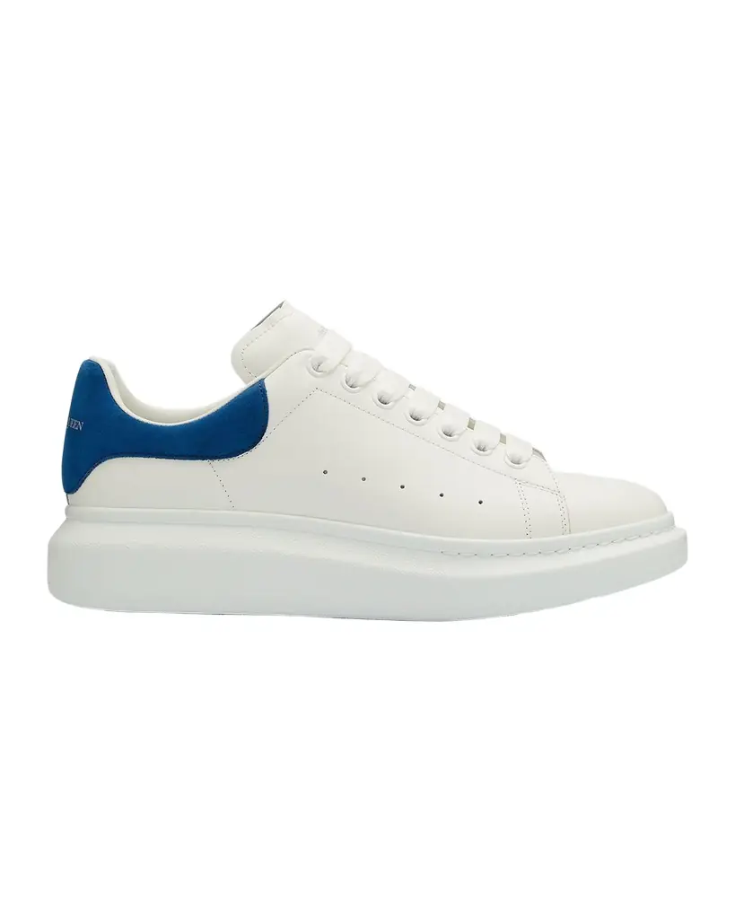 McQueen Men 's Leather & Suede Oversized Sneakers