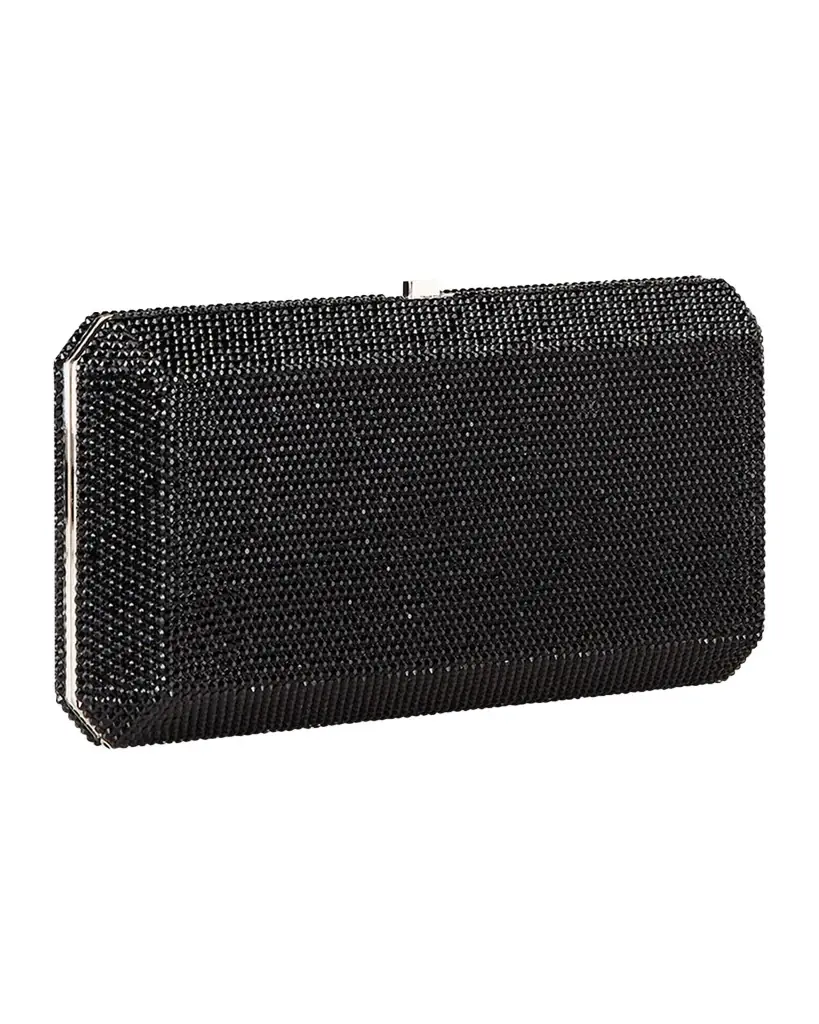 Judith Leiber Couture Slim Rectangle Crystal Clutch Bag