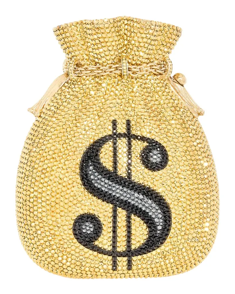 Judith Leiber Couture Money Bags Crystal Clutch Bag