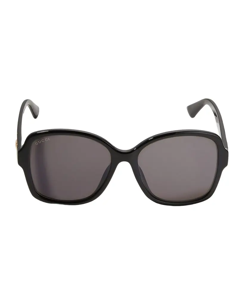 Gucci Square Monochromatic Sunglasses