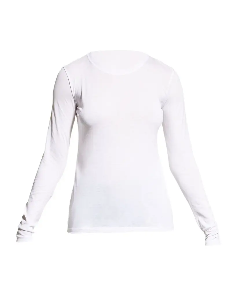Vince Essential Long-Sleeve Crewneck Tee