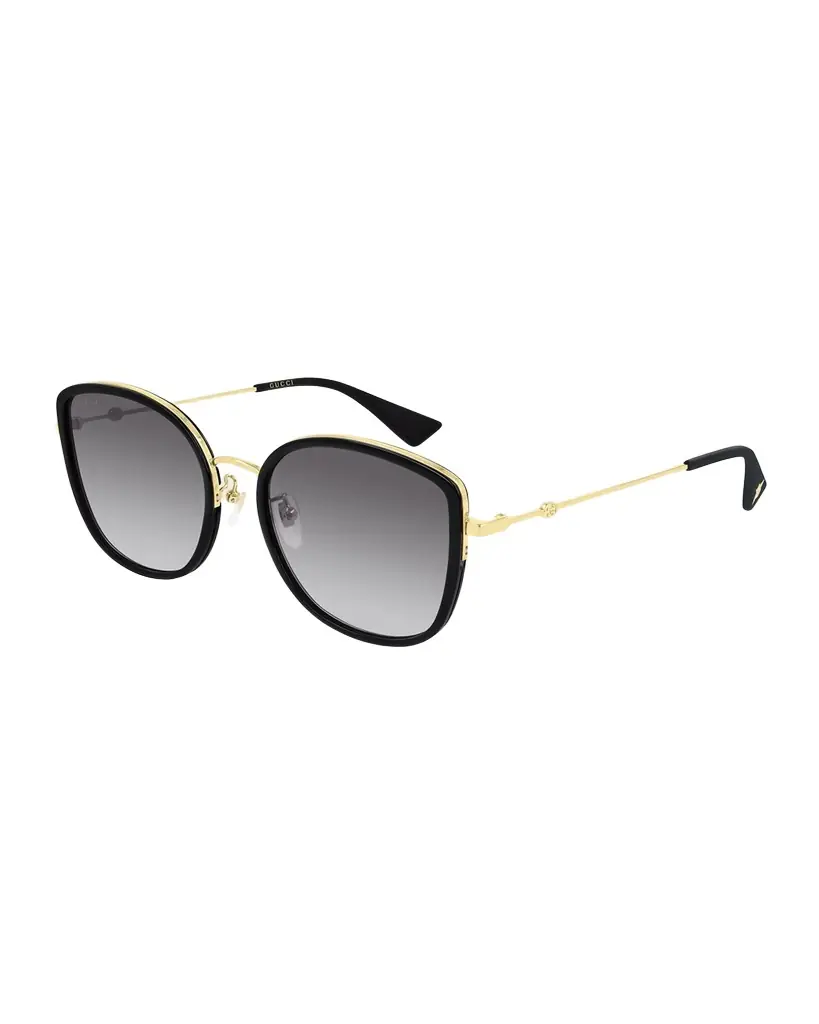 Gucci Square Metal Sunglasses