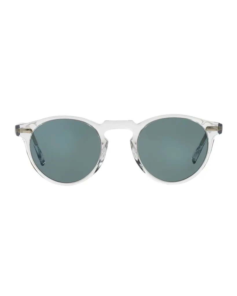 Oliver Peoples Gregory Peck Round Acetate Sunglasses