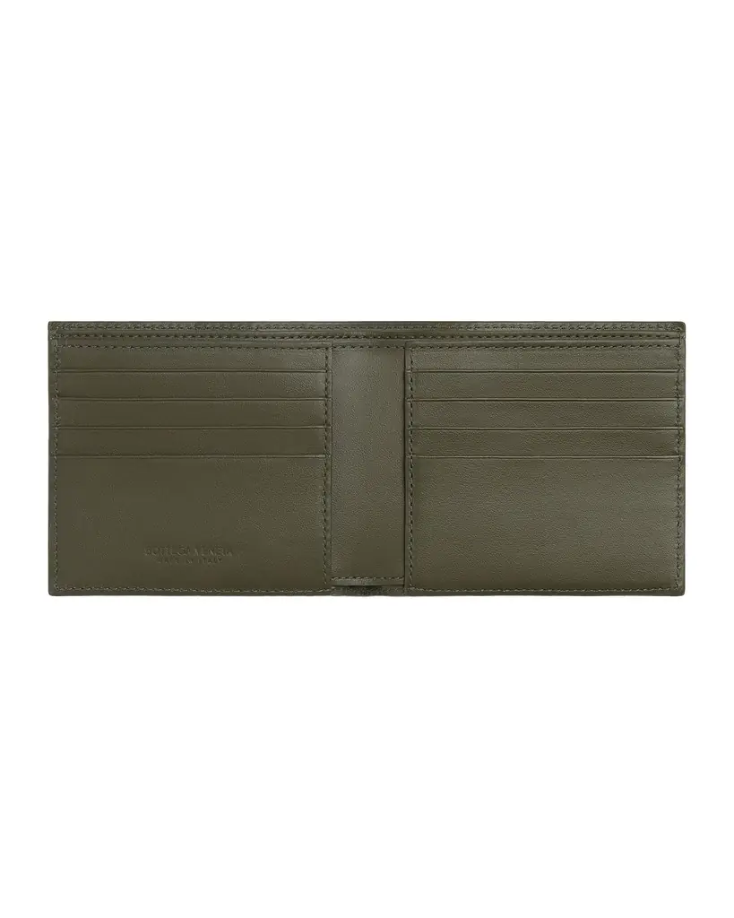 Bottega Veneta Men 's Intrecciato Leather Bifold Wallet