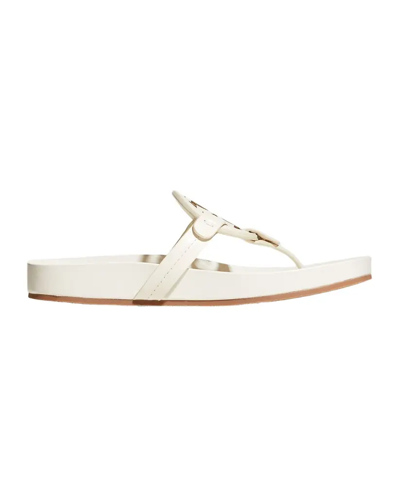 Tory Burch Miller Cloud Leather Thong Sandals