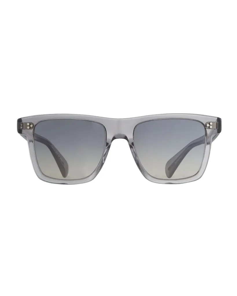 Oliver Peoples Men 's Casian Gradient-Lens Rectangle Sunglasses