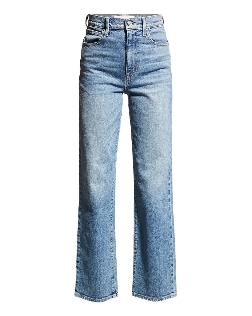 SLVRLAKE London High-Rise Straight-Leg Jeans