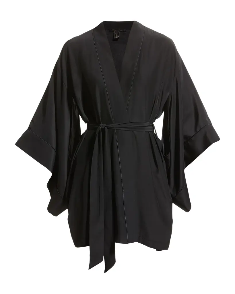 Kiki De Montparnasse Muse Silk Kimono Robe