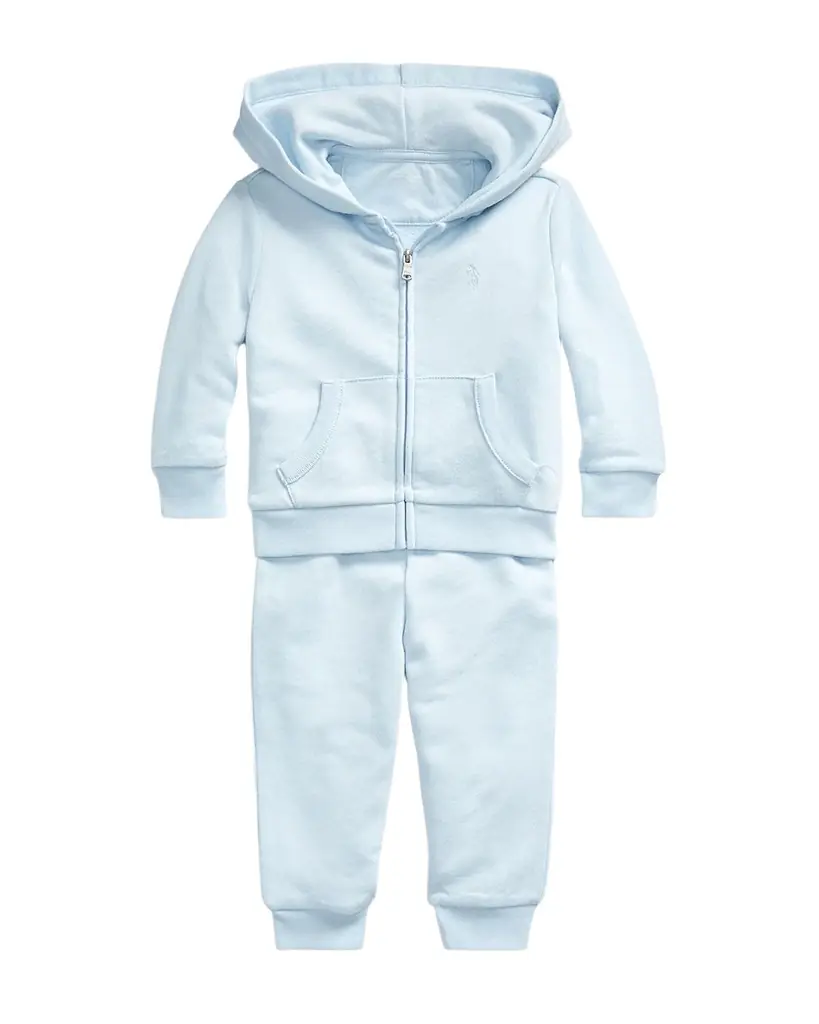 Polo Ralph Lauren Boy 's Atlantic Terry Fleece Jogger Set, Sizes 3M-24M
