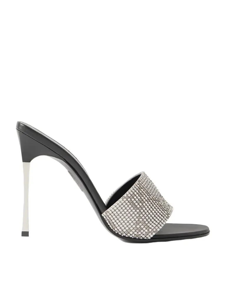 Gucci Bombshell Crystal-embellished Mesh Mules - Women's Shoes
