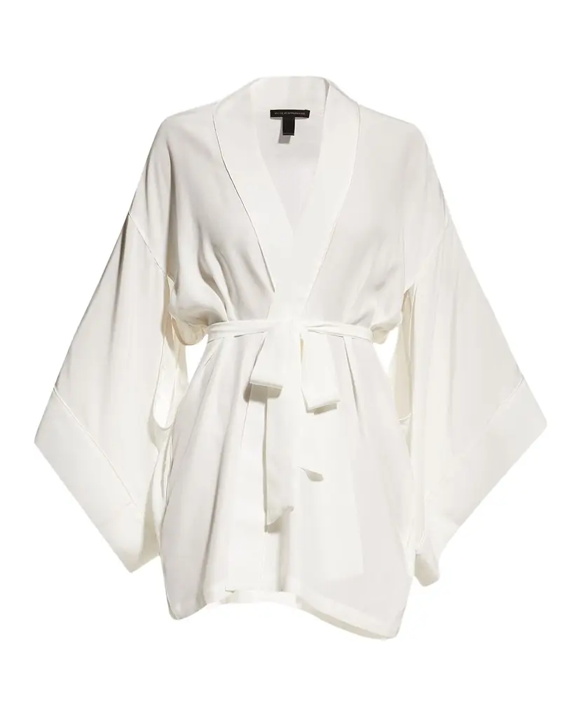Kiki De Montparnasse Muse Silk Kimono Robe