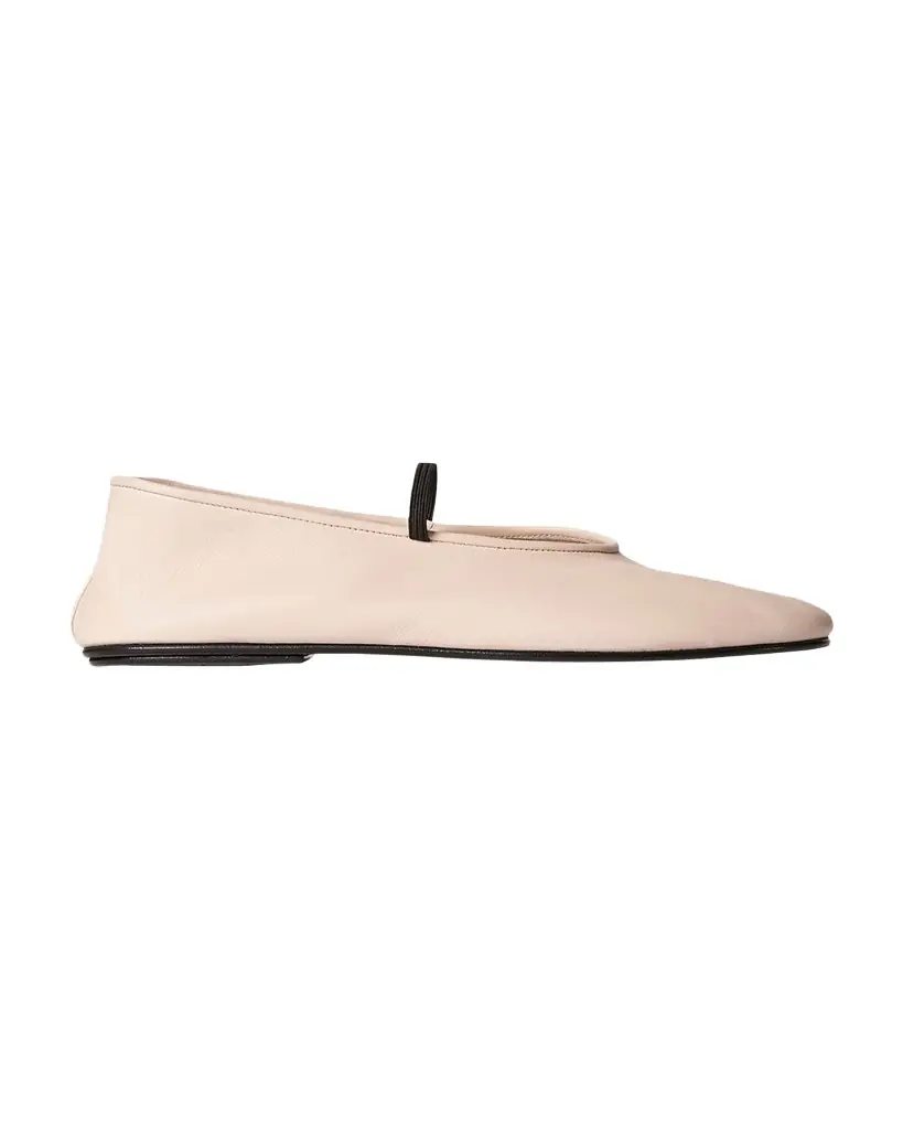 THE ROW Lambskin Band Ballerina Flats