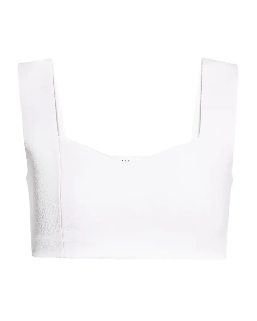 A.L.C. Jordana Seamed Cropped Bra Top