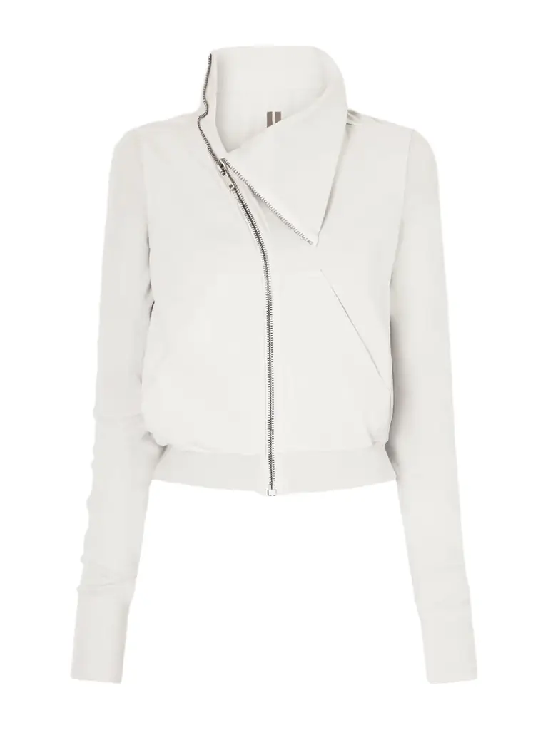 Rick Owens Cropped Organic Cotton-jersey Hoodie