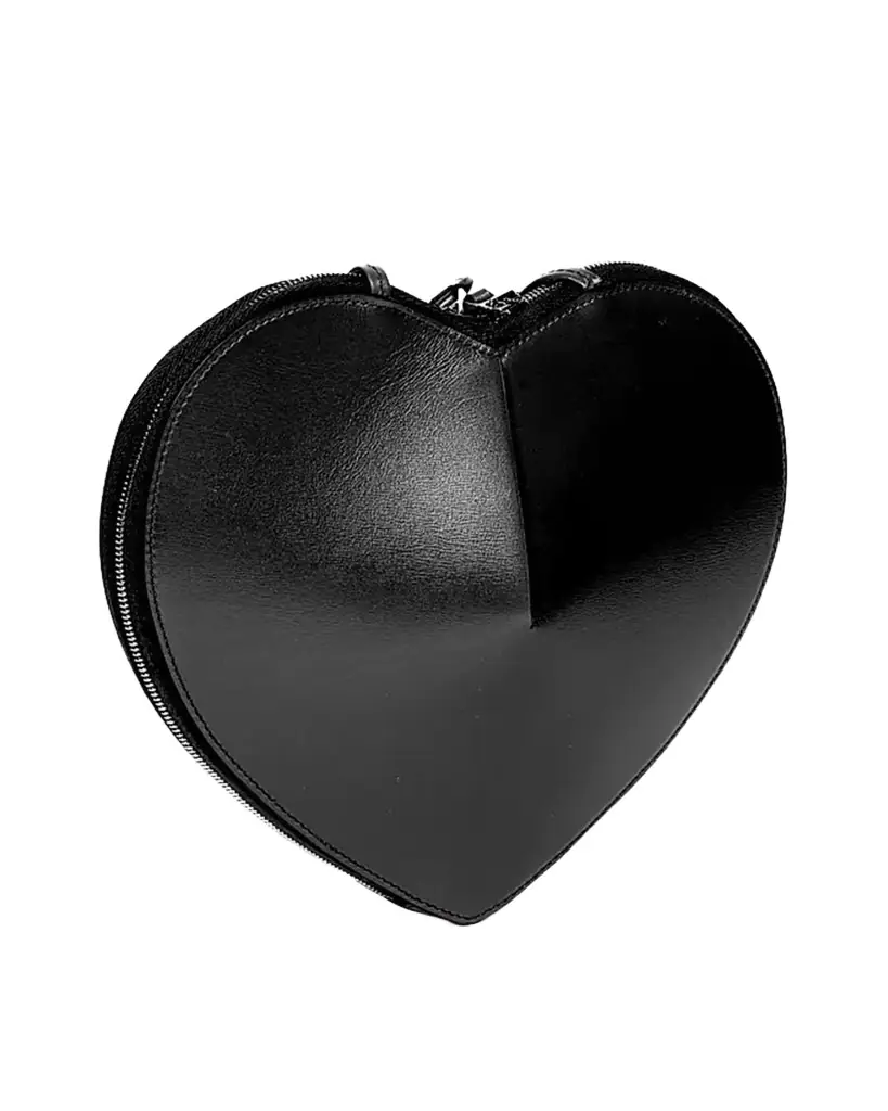 ALAIA Le Coeur Leather Crossbody Bag