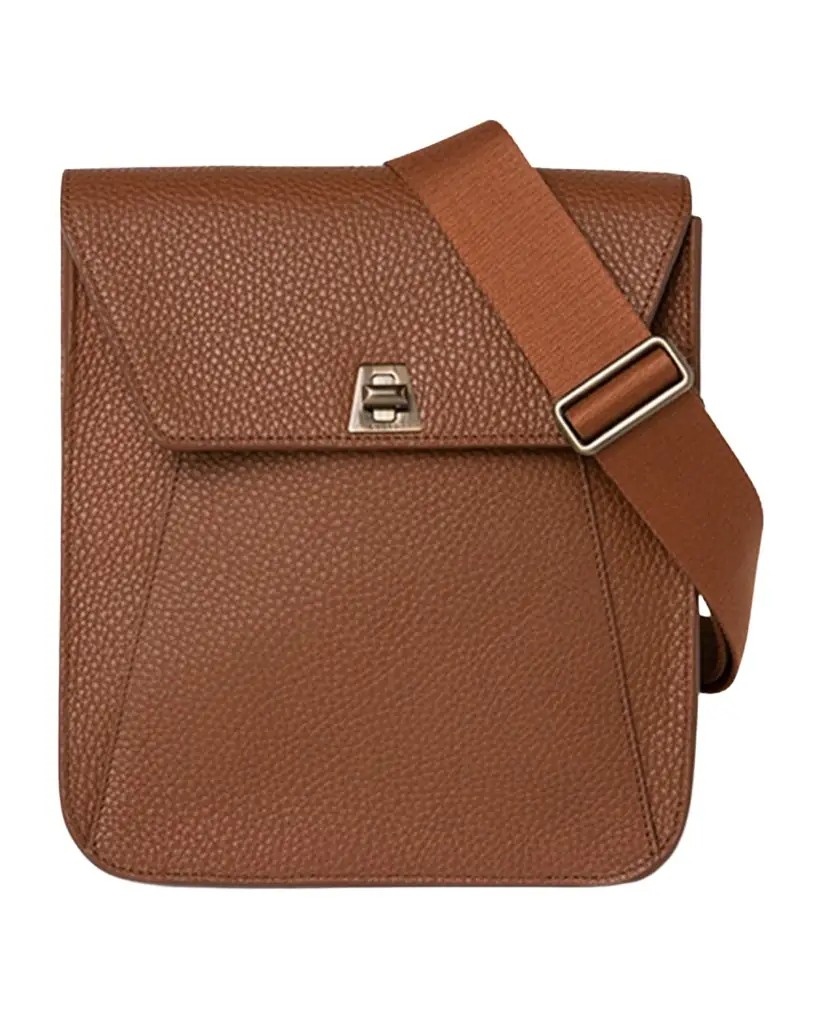 Akris Anouk Small Leather Messenger Bag