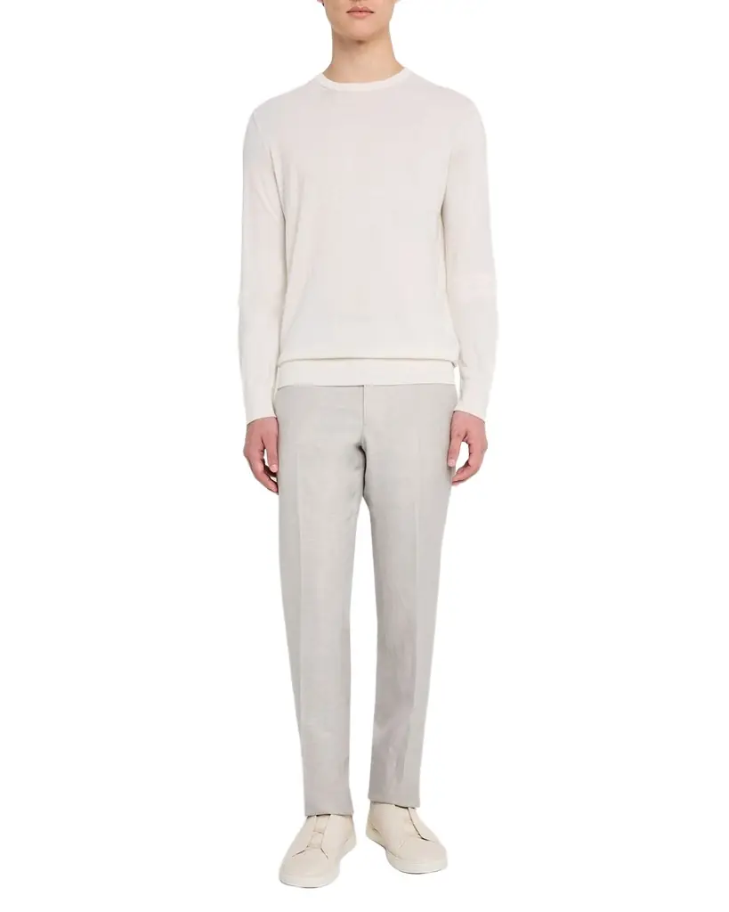 ZEGNA Men 's Cashmere Crewneck Sweater