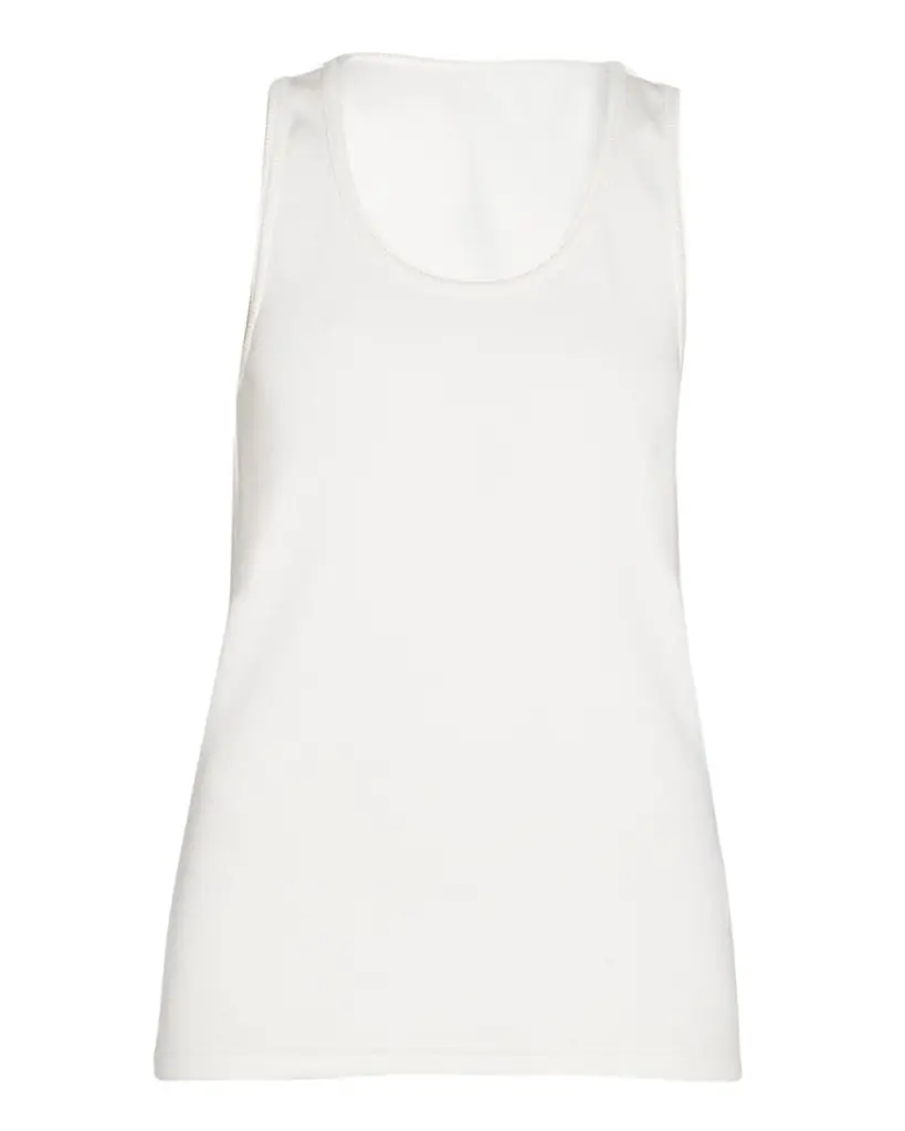 Bottega Veneta Dry Stretch Cotton Ribbed Tank Top