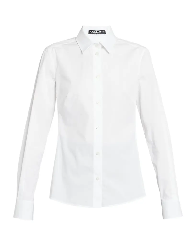 Dolce & Gabbana Poplin Classic-Fit Collared Shirt