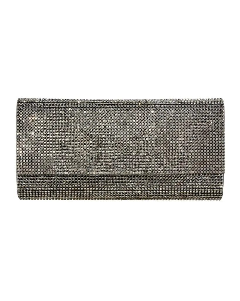 Judith Leiber Couture Perry Beaded Crystal Clutch Bag