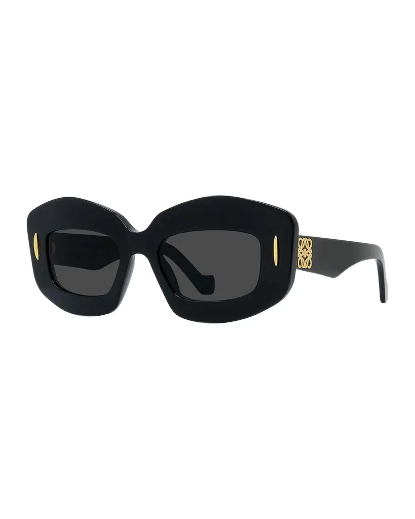 Loewe Anagram Acetate Rectangle Sunglasses