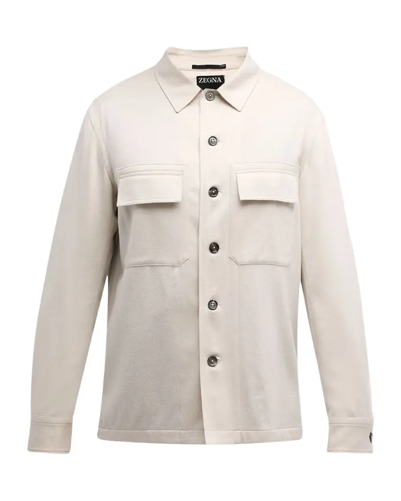 ZEGNA Men 's Oasi Cashmere Overshirt