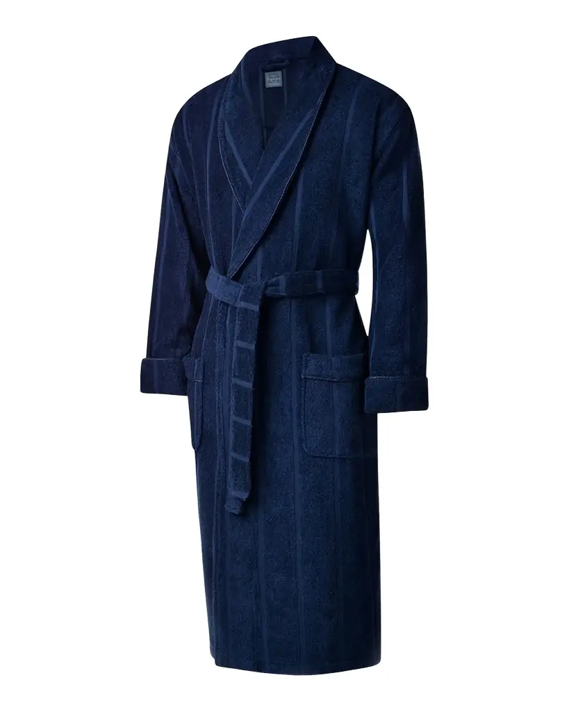 Majestic International Men 's Ultra Lux Jacquard Shawl Robe