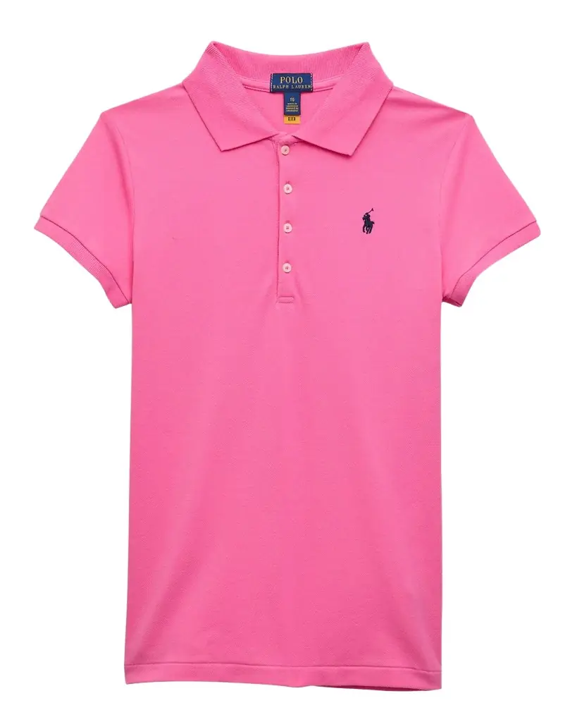 Polo Ralph Lauren Girl 's Short-Sleeve Logo Embroidery Polo Shirt, Size S-XL