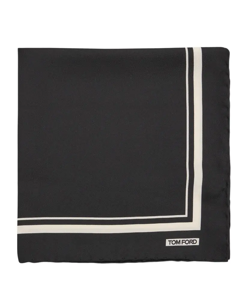 TOM FORD Men 's Silk Pocket Square