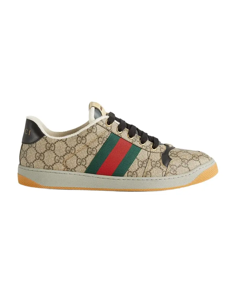 Gucci Men 's Screener GG Canvas Low-Top Sneakers