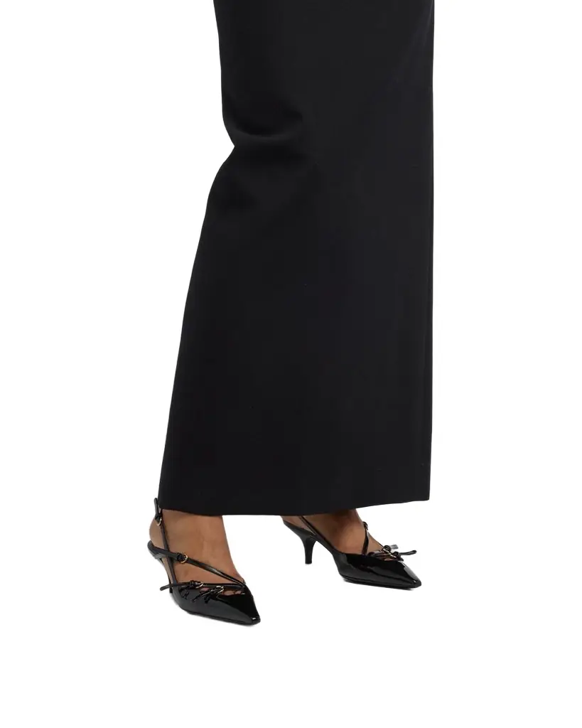 Miu Miu Patent Buckle-Trio Slingback Pumps