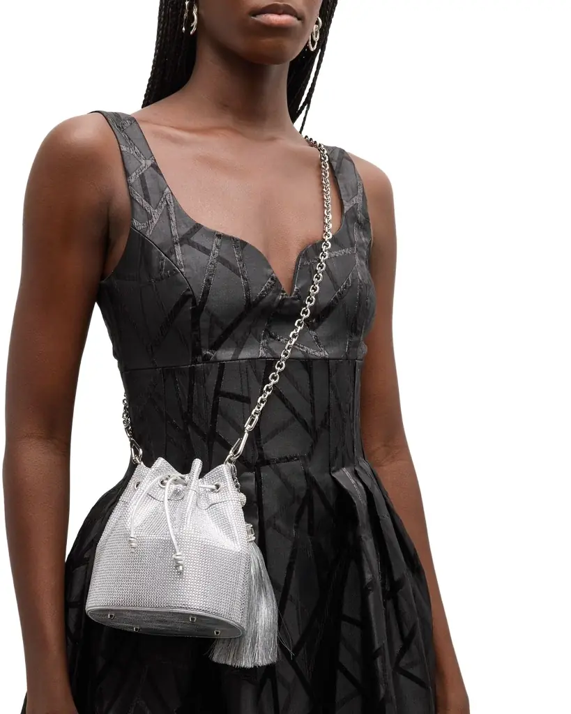 Judith Leiber Couture Piper Medium Crystal Bucket Bag - Women's Bags