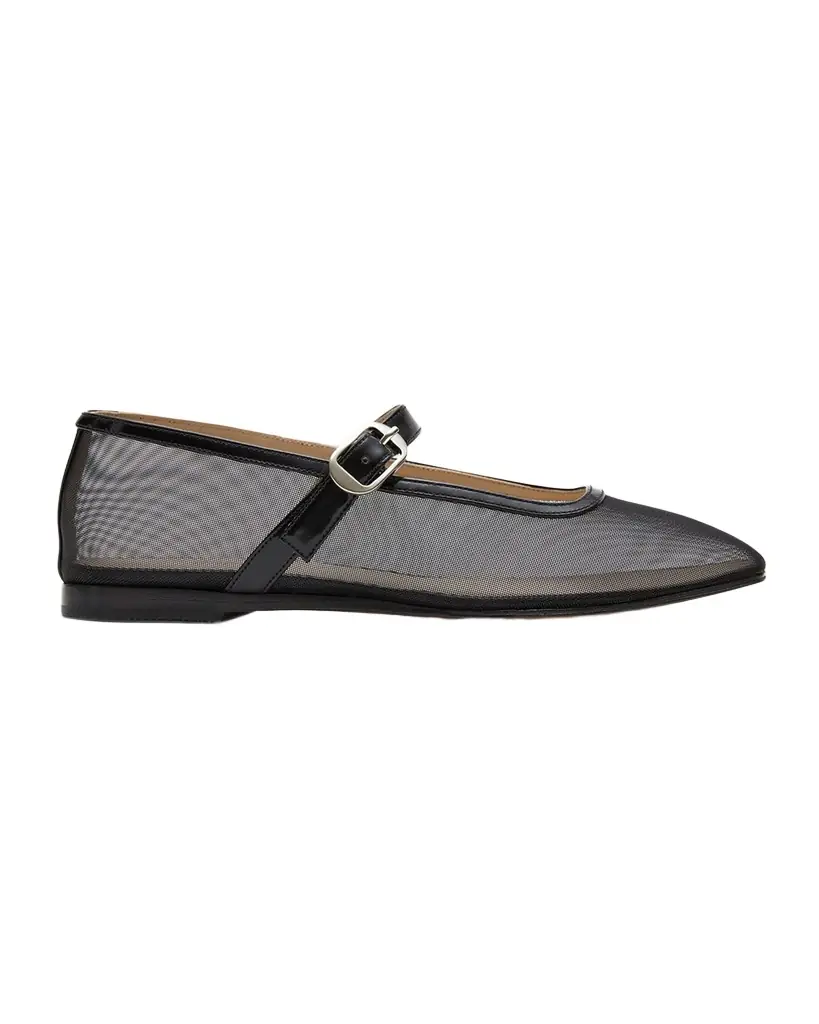 Le Monde Beryl Mesh Mary Jane Ballerina Flats