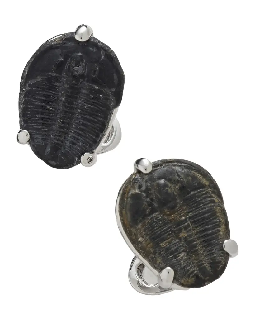 Jan Leslie Men 's Delta Trilobite Cufflinks