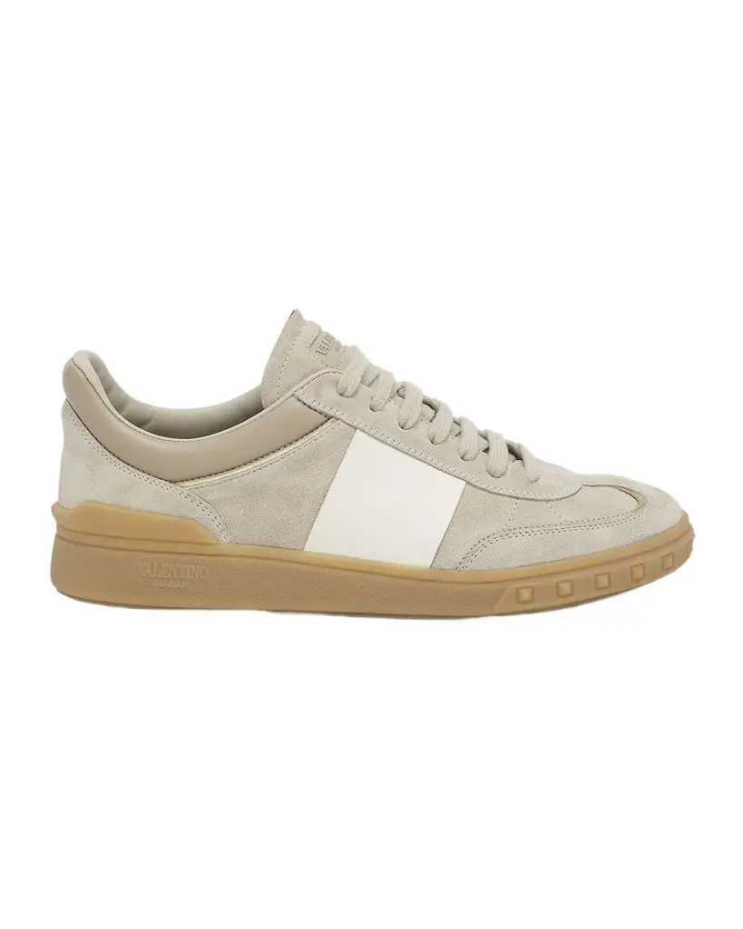 Valentino Garavani Upvillage Bicolor Stripe Low-Top Sneakers