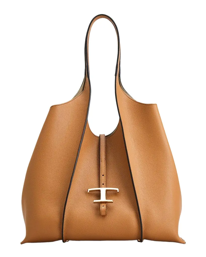 Tod 's Medium Leather T Timeless Tote Shopping Bag