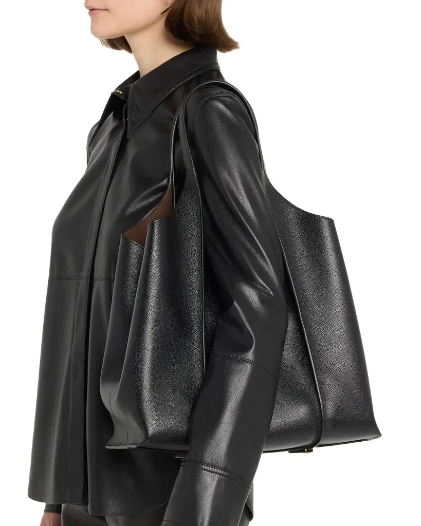 Tod 's Medium Leather T Timeless Tote Shopping Bag