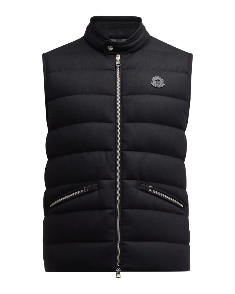 Moncler Men 's Gallienne Cashmere-Blend Down Vest