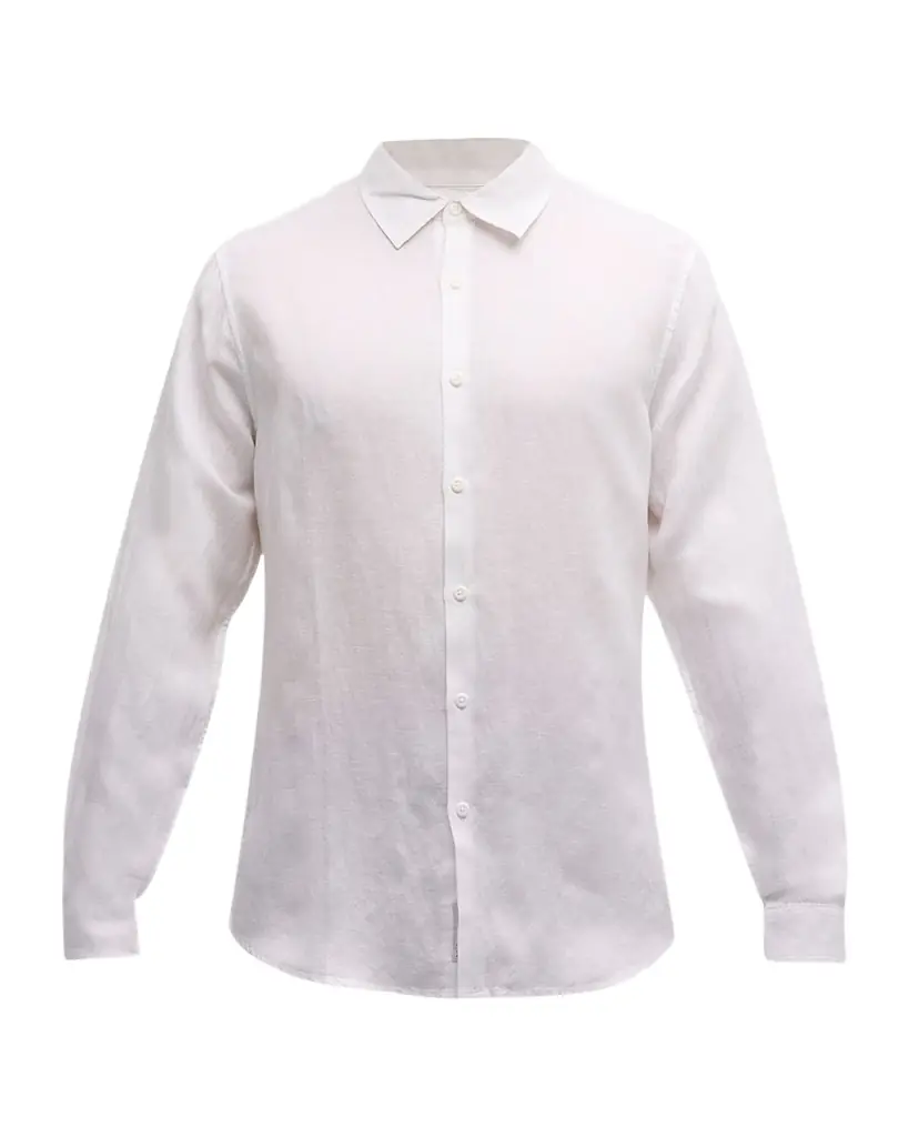 Onia Men 's Air Linen Casual Button-Down Shirt
