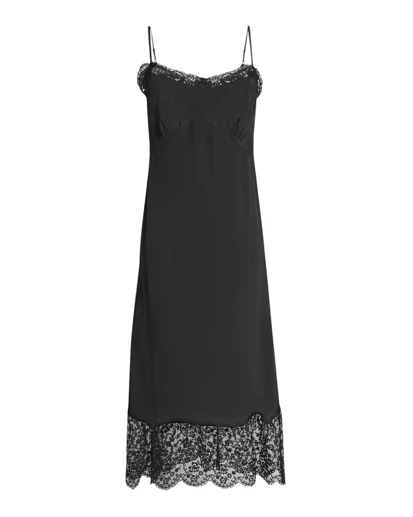 Simone Rocha Lace-Trim Slip Dress