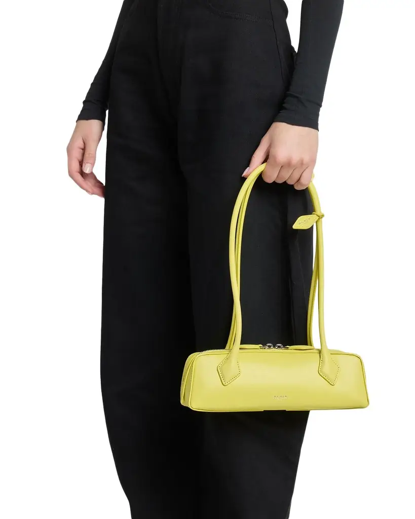 ALAIA Le Teckel Small Shoulder Bag in Leather