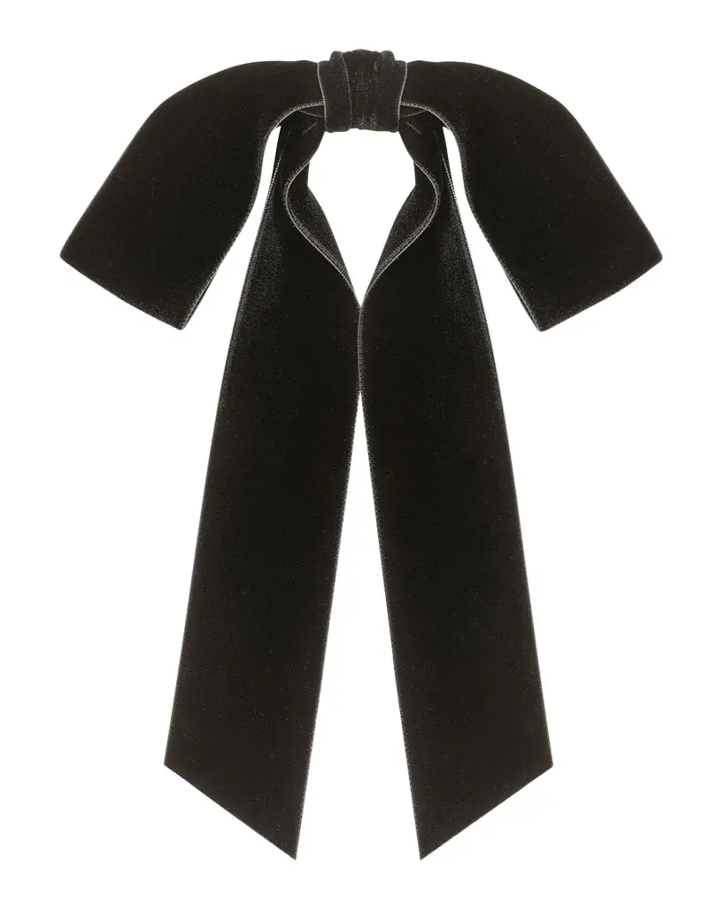 Jennifer Behr Adley Velvet Bow Barrette